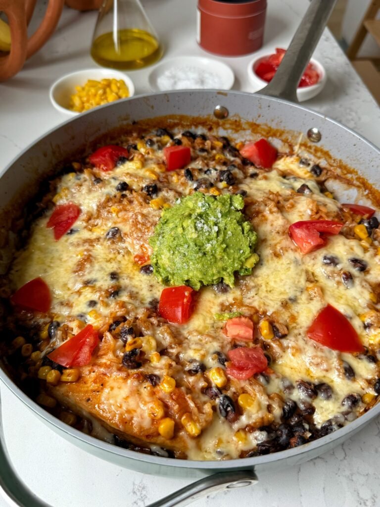 Barbecue Chicken and Skillet Rice