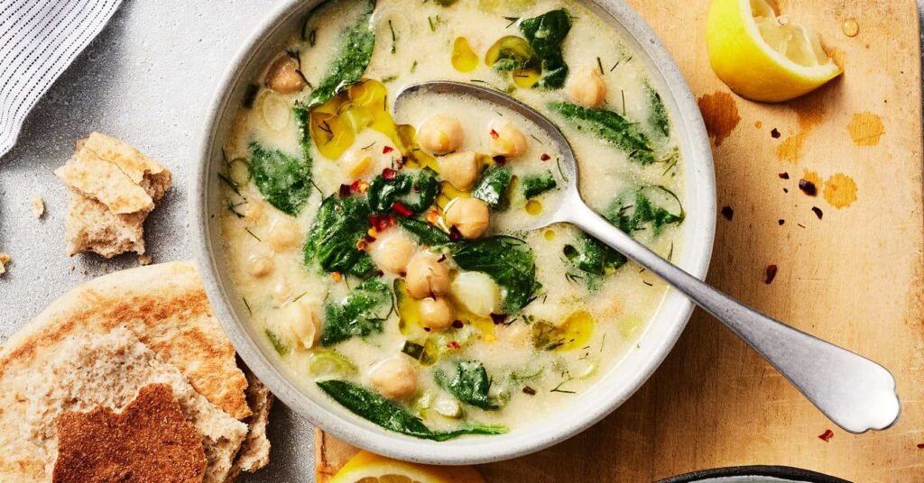 Lemon Chickpea Soup Recipe - Love and Lemon