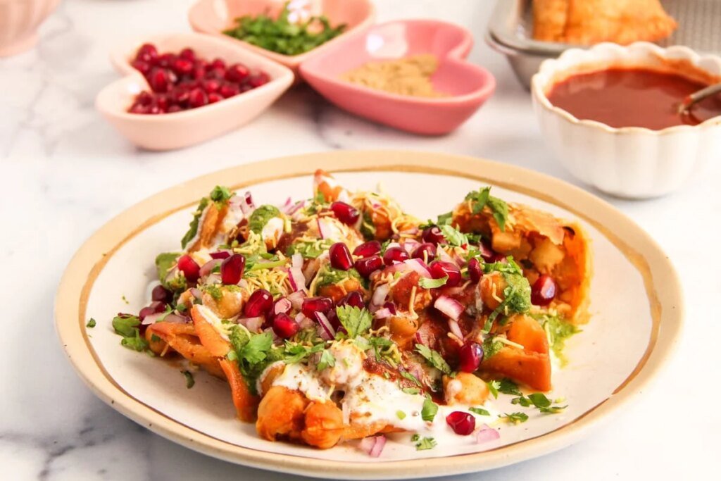 My signature samosa chaat recipe