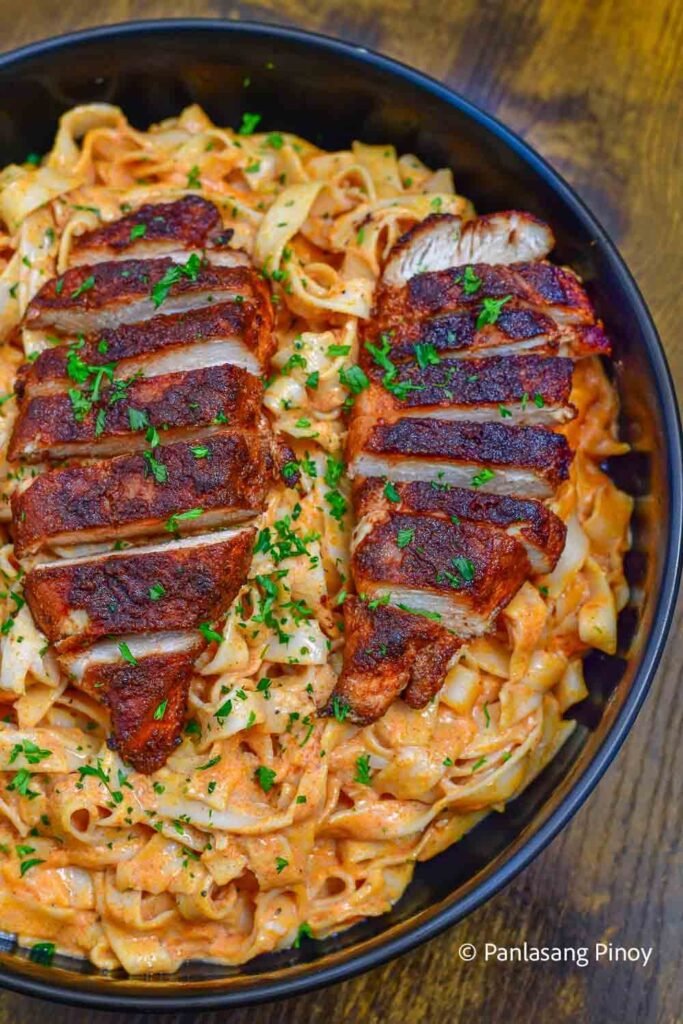 Creamy Garlic Parmesan Chicken Pasta Recipe